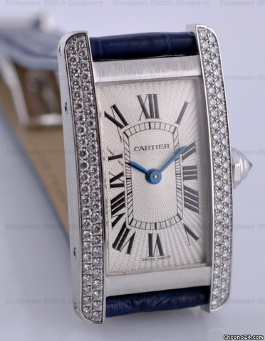replica Cartier American Tank WG WATCHES 1 