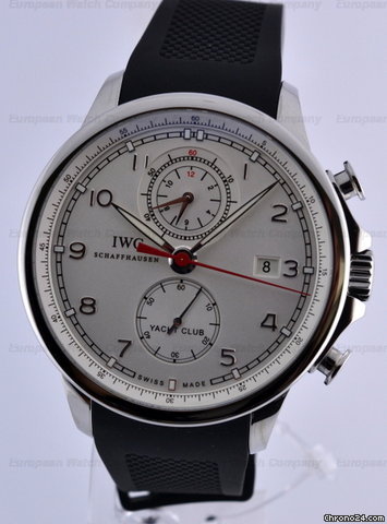 IWC Portuguese Yacht Club Flyback Silver Dial NEW WATCHES 2