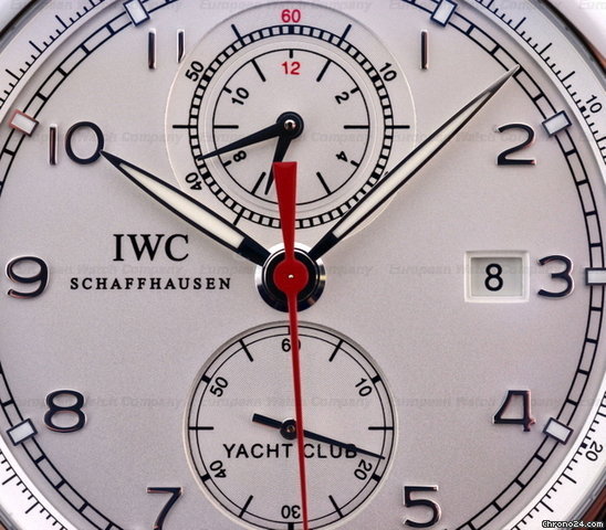 replica IWC Portuguese Yacht Club Flyback Silver Dial NEW WATCHES 1