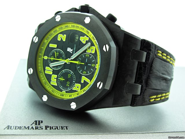 replica Audemars Piguet $22,995 "BUMBLE BEE" RO Offshore Carbon BUMBLEBEE WATCHES 1