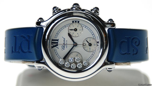 replica Chopard HAPPY SPORT, STEEL, QUARTZ LADIES WATCH 27/8323-23 WATCHES 1
