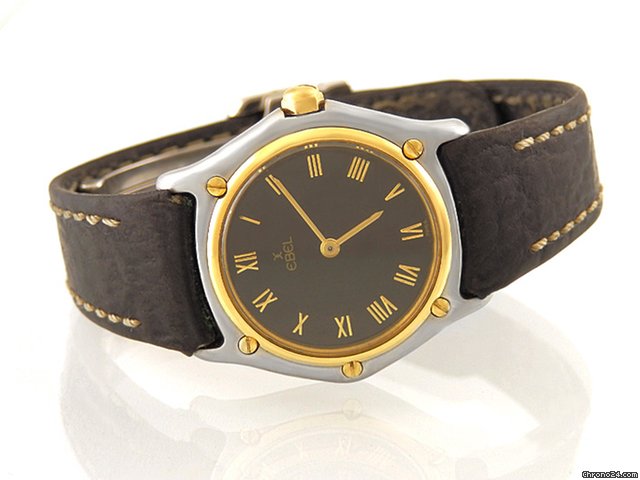 replica Ebel "Classic Wave - Stahl/Gold mit Wechselband WATCHES 1