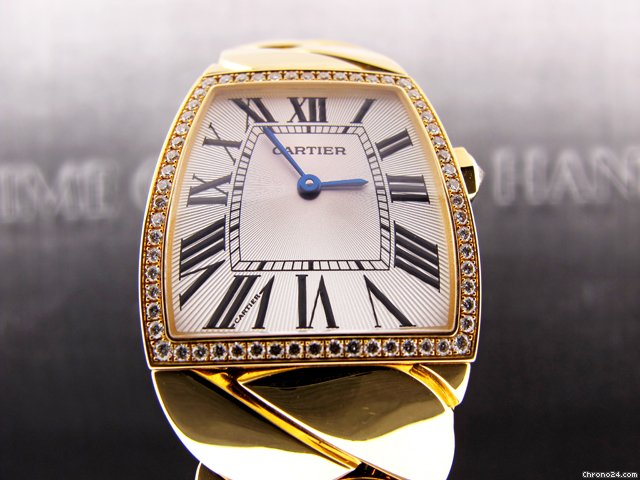 Cartier LA DONA 18K ROSE GOLD FACTORY DIAMOND BEZEL WATCHES 2