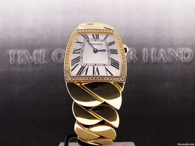 replica Cartier LA DONA 18K ROSE GOLD FACTORY DIAMOND BEZEL WATCHES 1