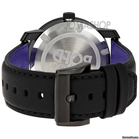 replica Movado Bold Khaki Dial Black Leather Unisex Watch 3600091 WATCHES 1 