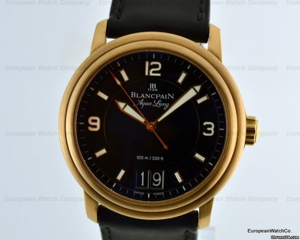 Blancpain Aqualung RG Big Date Rubber Strap 40MM Limited WATCHES 2