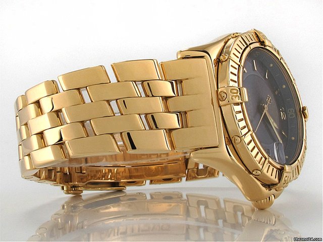 Breitling Damen "SIRIUS" 750/- Gelbgold Quarz WATCHES 2