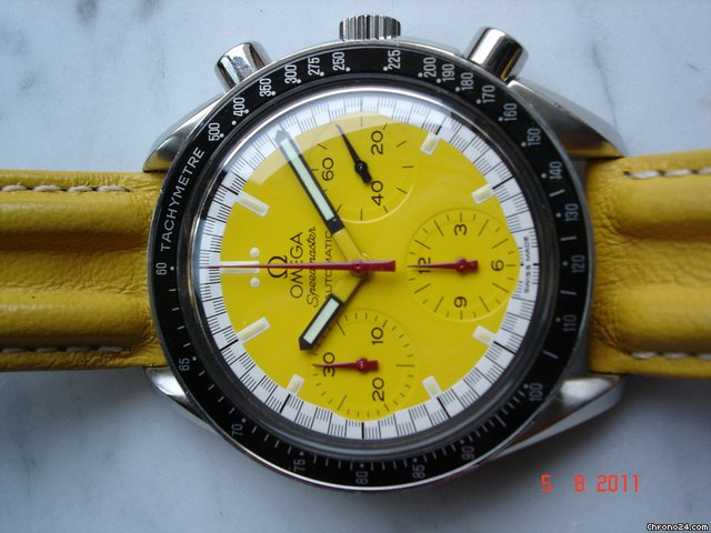 Omega Speedmaster Automatic Schumacher Edition gelb WATCHES 2