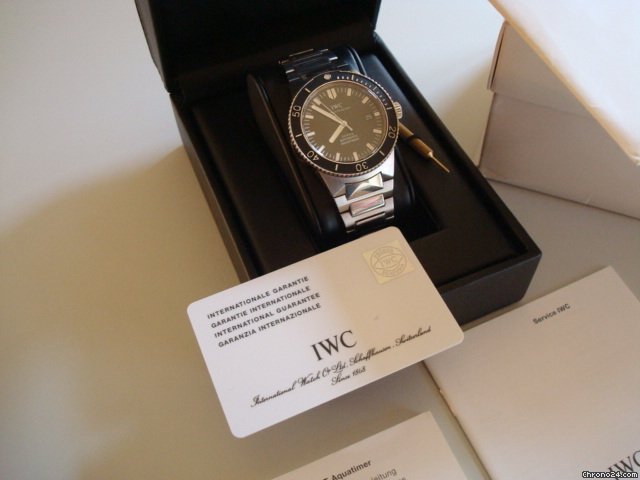 replica IWC GST Aquatimer Stahll/Stahl mit B&P von 1999 WATCHES 1