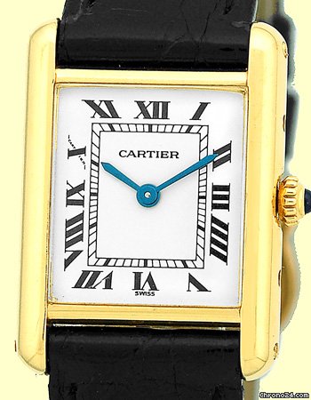 Cartier Louis Cartier Classic Tank Strapwatch WATCHES 2