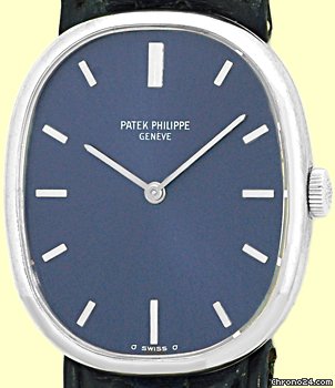 Patek Philippe Gent's 18K White Gold Ellipse Strapwatch WATCHES 2