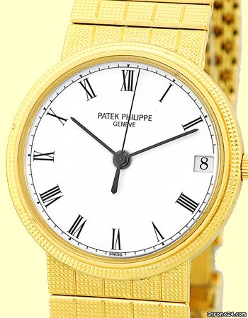 Patek Philippe Gent's 18K Yellow Gold Ref # 3802 Calatrava WATCHES 2