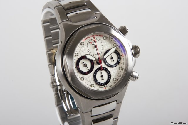 replica Girard Perregaux Laureato cronografo acciaio WATCHES 1