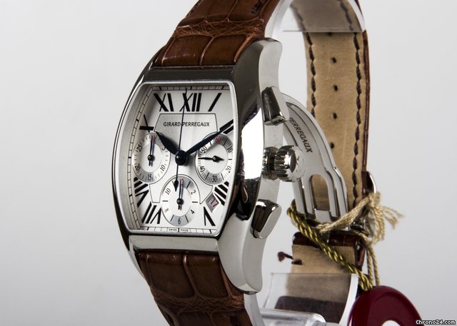 replica Girard Perregaux Richeville Chronograph crono acciaio WATCHES 1 