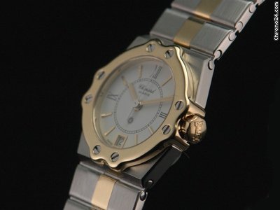 replica Chopard St. Moritz Lady in Stahl/Gold Bestzustand WATCHES 1
