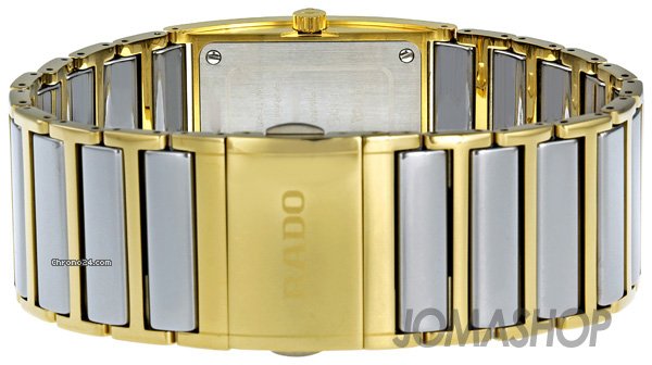 replica Rado Integral Quartz Platinum-Tone/Gold-tone DiamondWatch R20794702 WATCHES 1