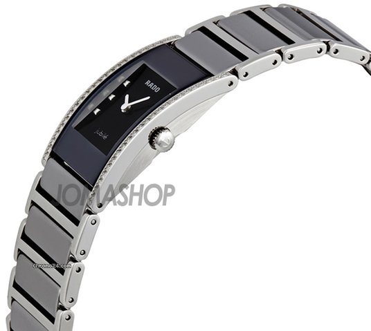 Rado Integral Small Platinum Tone Diamond Dial Ladies Watch R20759752 WATCHES 2