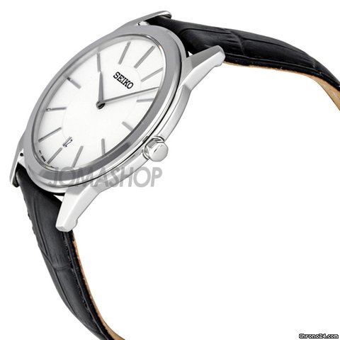 Seiko Neo Classic White Dial Stainless Steel Mens Watch SKP373 WATCHES 2