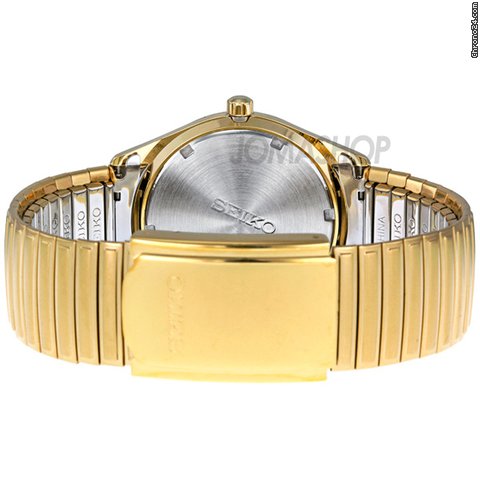 replica Seiko Day Date White Dial Gold-tone Mens Watch SGG746 WATCHES 1