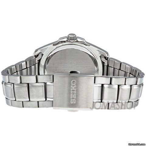 replica Seiko Black Dial Stainless Steel Mens Watch SGEF81 WATCHES 1