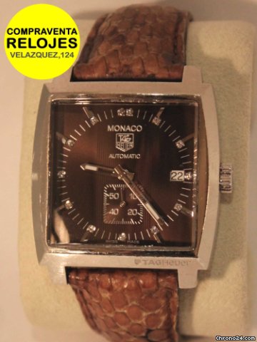 TAG Heuer MONACO con esfera de brillantes WATCHES 2