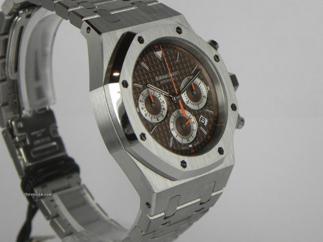 Audemars Piguet ROYAL OAK CHRONO QUADRANTE MARRONE WATCHES 2