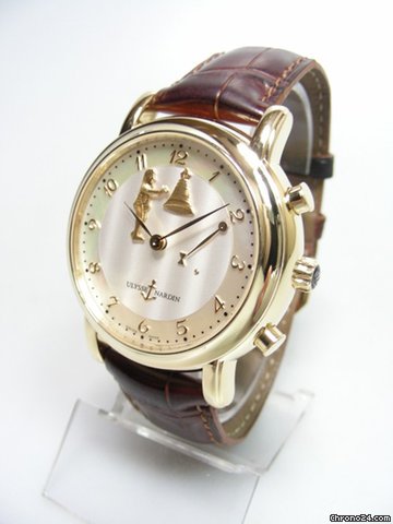 Ulysse Nardin San Marco yellow gold hour striker/repetition des heures cadran nacre/mother pearl dial WATCHES 2