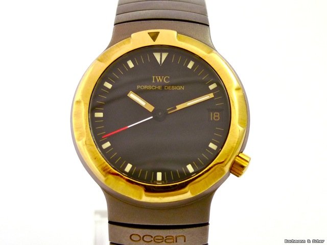 replica IWC Porsche Design Ocean 500, Titanium/18k Yellow Gold WATCHES 1