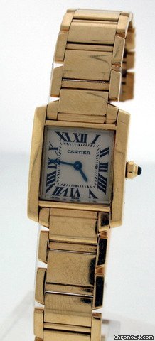 Cartier Tank Francaise Ladies W50002N2 Pre-owned WATCHES 2