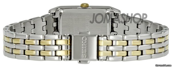 replica Seiko Solar Quartz Two-tone Ladies Watch SUP028 WATCHES 1