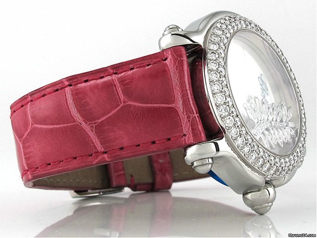 Chopard Damen "HAPPY SPORT" Edelstahl / Weissgold Quarz LIMITED WATCHES 2