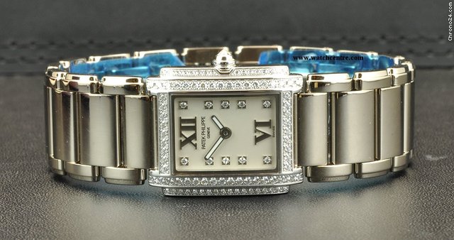 Patek Philippe 18k W/G Ladies Twenty4 B&P 4908/200G-011 WATCHES 2