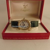 Cartier rare shape solid gold 18ct WATCHES 2