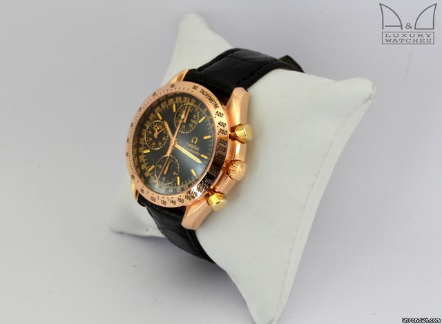 Omega SPEEDMASTER 36235000 DAY DATE PINK GOLD AUTOMATIC WATCHES 2