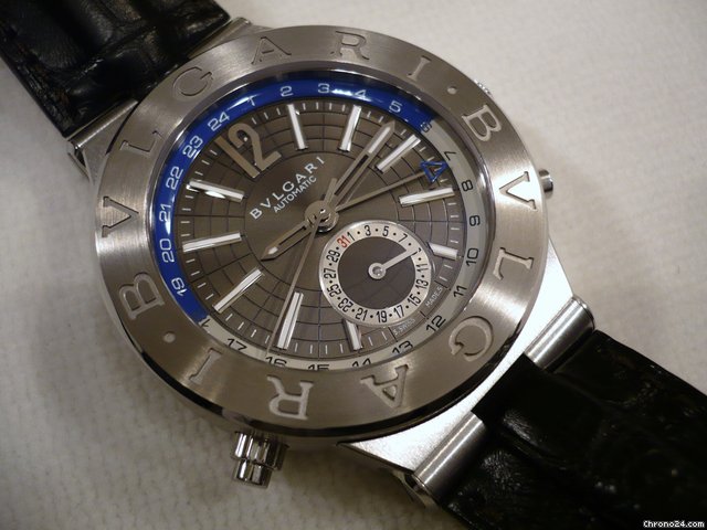 replica Bulgari DIAGONO GMT, AUTOMATIK, LP EURO 5250,-, SWISS MADE WATCHES 1
