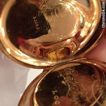 Tissot pocket watch chronograph mono pusher gold 14kt WATCHES 2