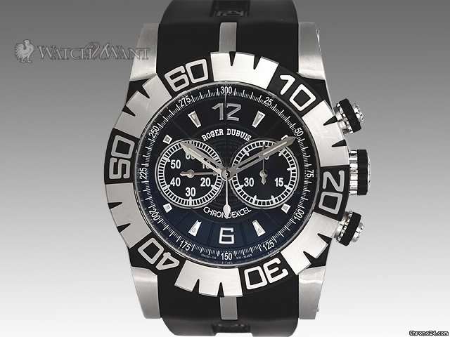 Roger Dubuis Easy Diver Chronoexcel Automatic Chronograph - 46mm Stainless Steel - Special Edition 888 Pieces - Rubber & Carbon Fiber Accents - Boxes/Papers & As-New WATCHES 2