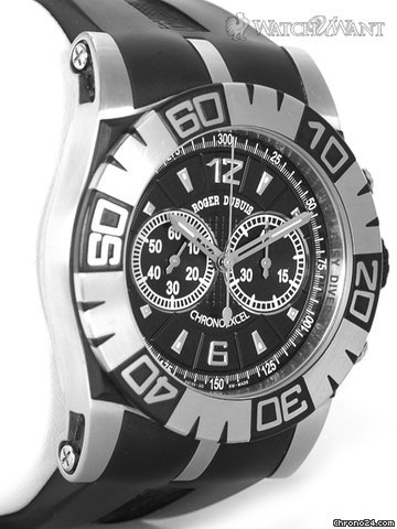 replica Roger Dubuis Easy Diver Chronoexcel Automatic Chronograph - 46mm Stainless Steel - Special Edition 888 Pieces - Rubber & Carbon Fiber Accents - Boxes/Papers & As-New WATCHES 1