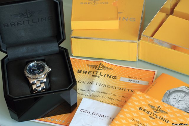 replica Breitling Colt Chronometre Automatic GMT WATCHES 1