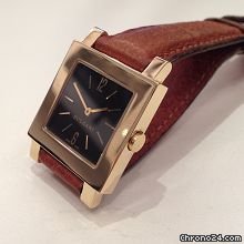 Bulgari square SQ27GL gold quartz WATCHES 2