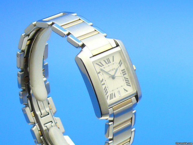 replica Cartier TANK FRANCAISE STAHL/GOLD AUTOMATIK-HERREN WATCHES 1