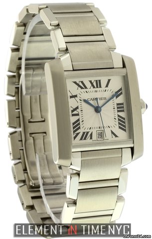 Cartier Tank Francaise Large Stainless Steel W51002Q3 WATCHES 2