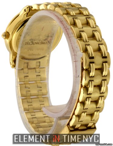 replica Blancpain Villeret Ladies 18k Yellow Gold 26mm White Dial WATCHES 1