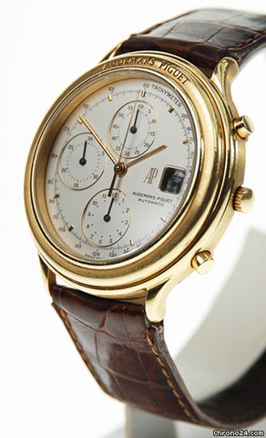 Audemars Piguet 18K Y/G, AUTOMATIC CHRONOGRAPH WITH DATE REGISTERS AND TACHOMETER WATCHES 2