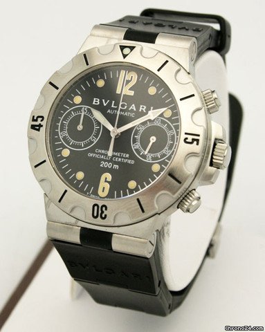 Bulgari Diagono SCB 38 S Pre-owned WATCHES 2