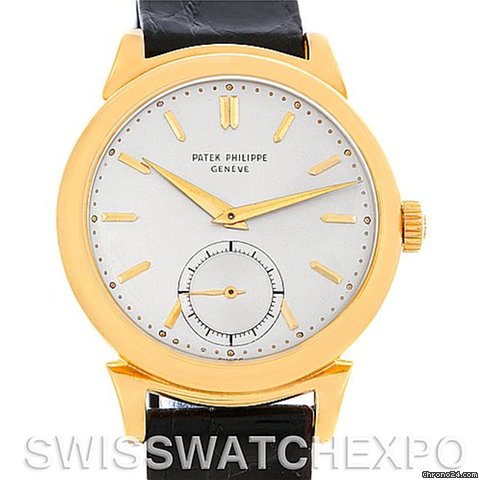 Patek Philippe Calatrava Vintage 18k Yellow Gold 1491 Watch WATCHES 2