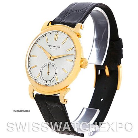 replica Patek Philippe Calatrava Vintage 18k Yellow Gold 1491 Watch WATCHES 1