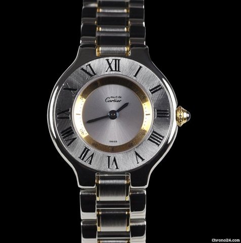 Cartier Must de Cartier 21 SS/18K WATCHES 2