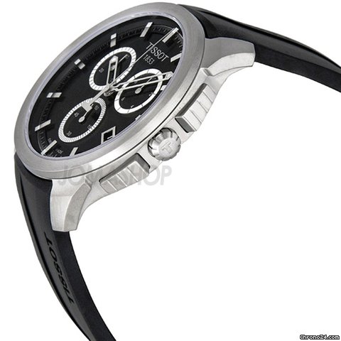 Tissot T-sport Titanium Black Dial Rubber Mens Watch T0694174705100 WATCHES 2