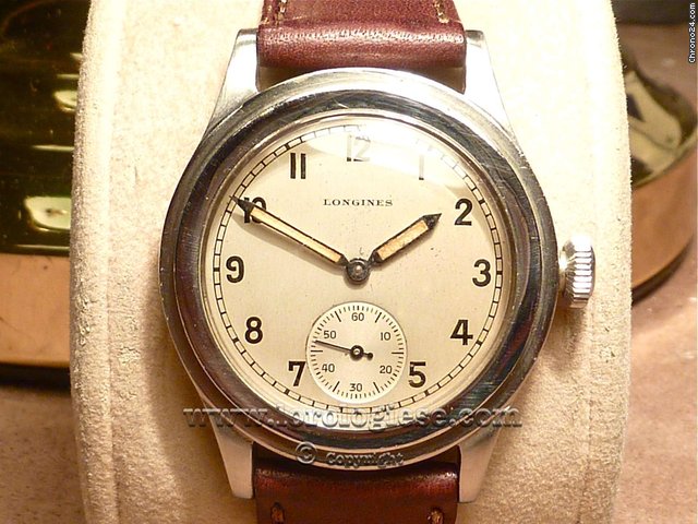 Longines Tre Tacche "Step Case" waterproof 1937 watch / 35mm WATCHES 2